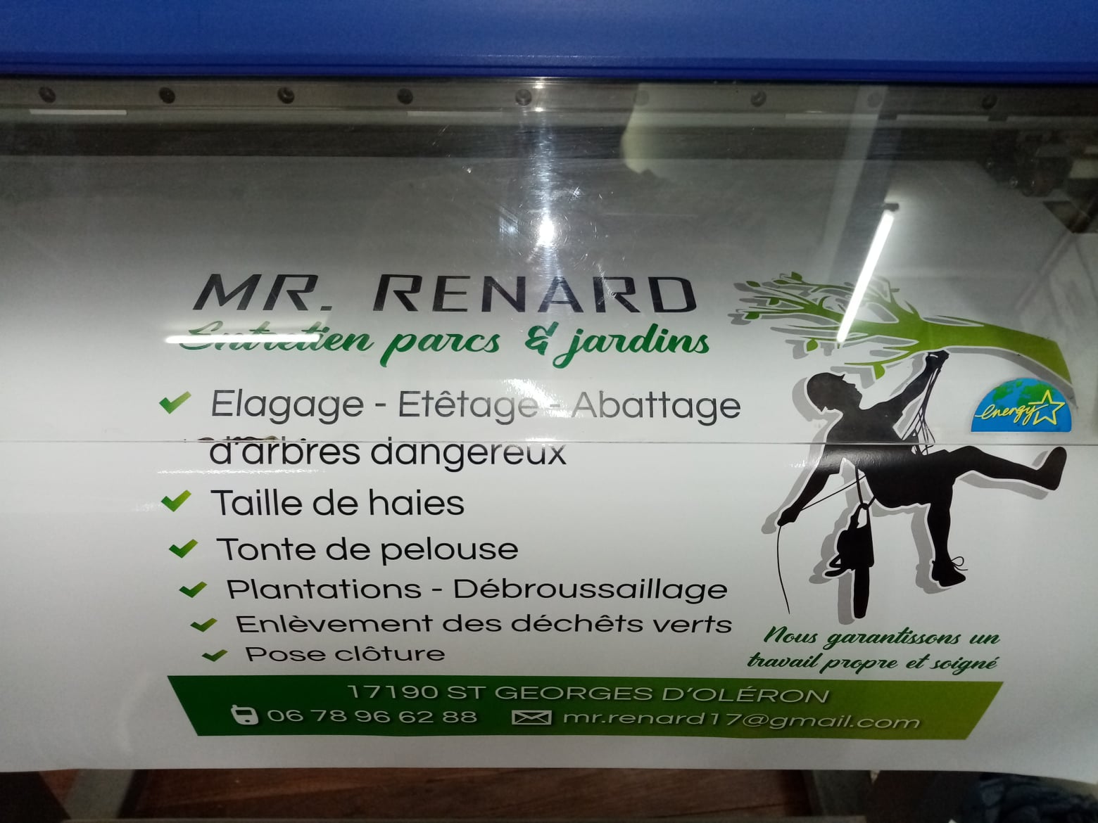 Adhésif vinyle avec Ribérac Imprimerie
