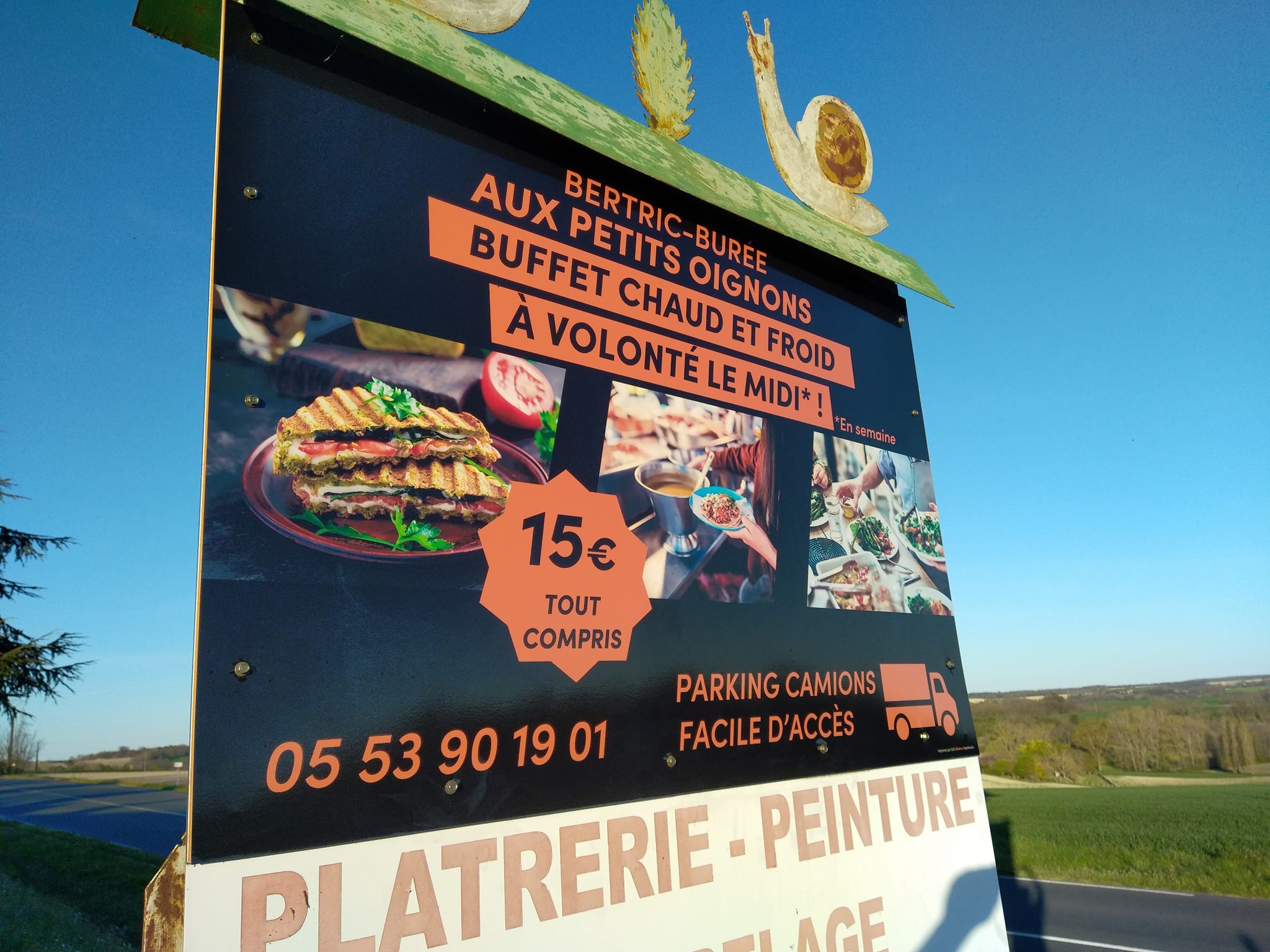 Signalétique dordogne et panneau publicitaire avec Ribérac imprimerie
