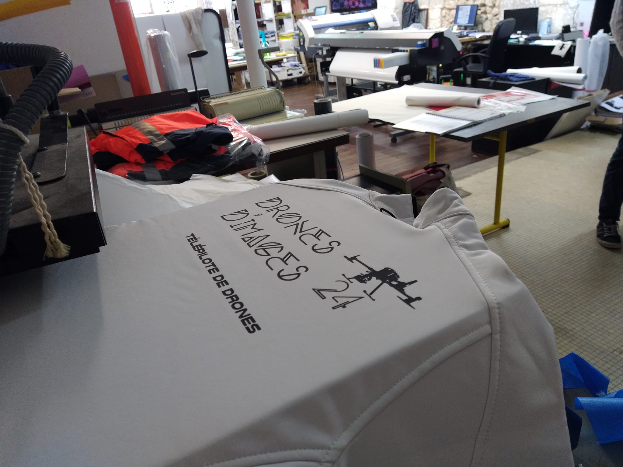 Flocage textile avec Ribérac Imprimerie