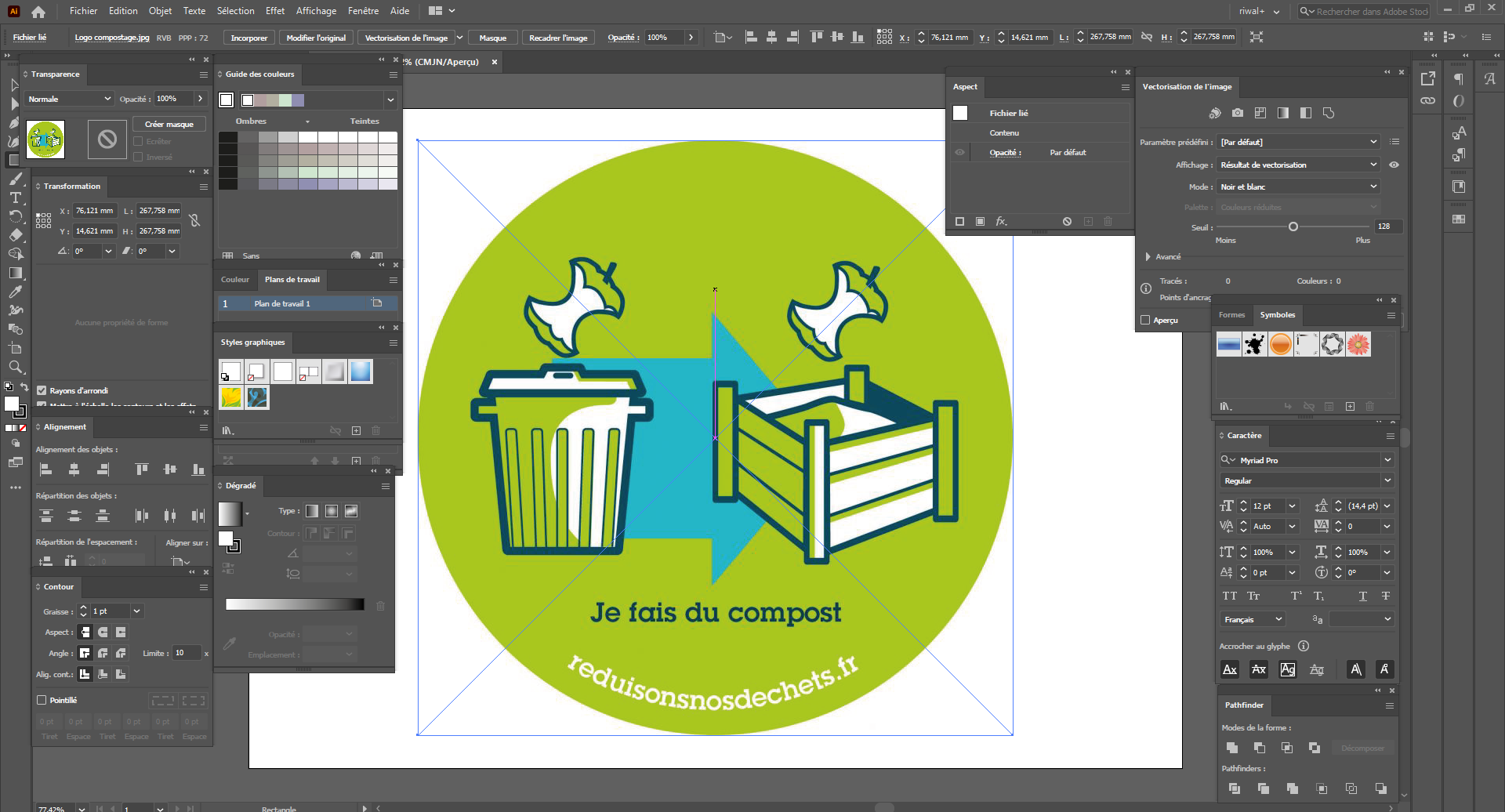 Graphisme avec Ribérac Imprimerie